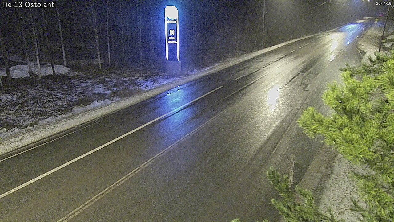 Weather Camera Image Road 13 Ostolahti, Mikkeli, Etelä-Savo