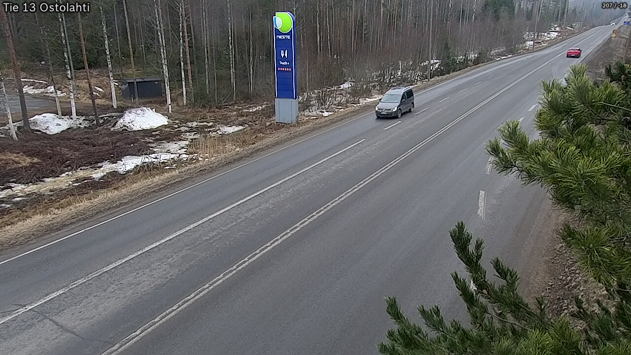 Weather Camera Image Road 13 Ostolahti, Mikkeli, Etelä-Savo