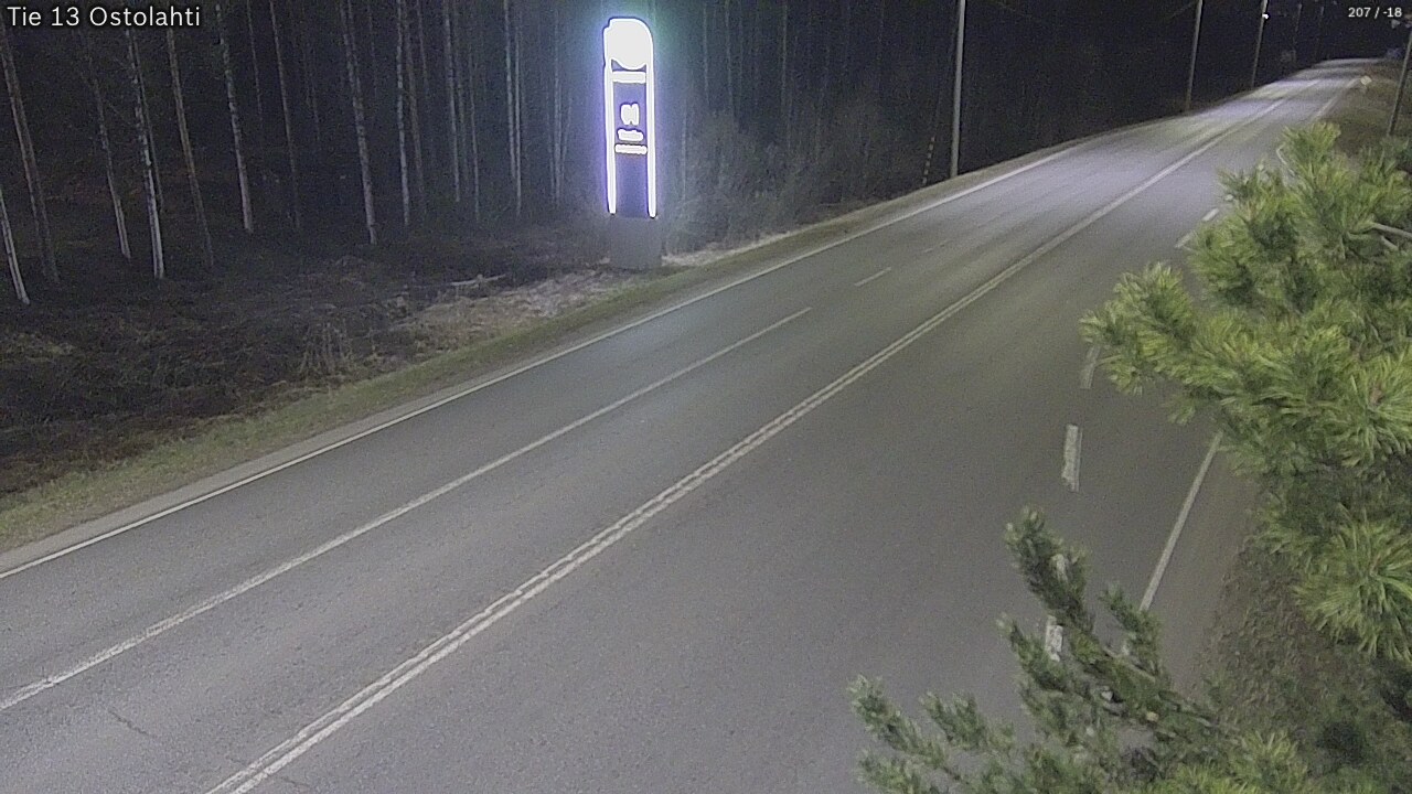Weather Camera Image Väg 14 Ostolahti, Mikkeli, Etelä-Savo