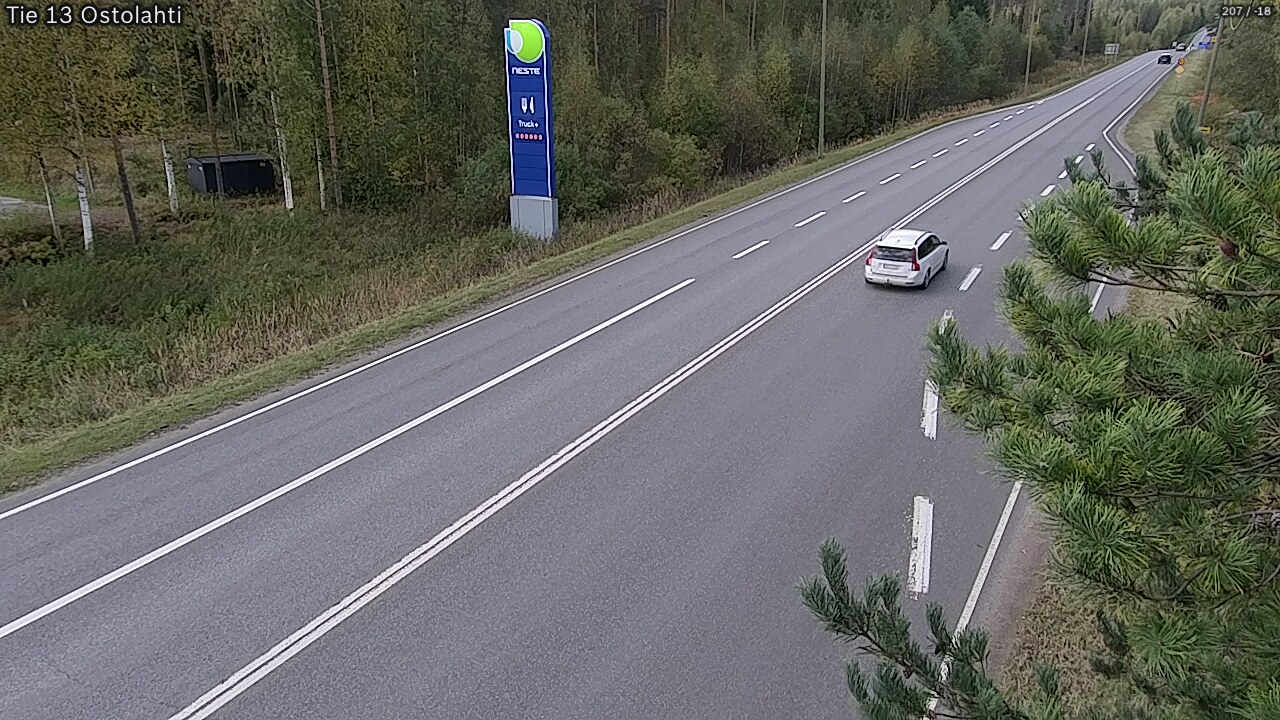 Weather Camera Image Road 13 Ostolahti, Mikkeli, Etelä-Savo