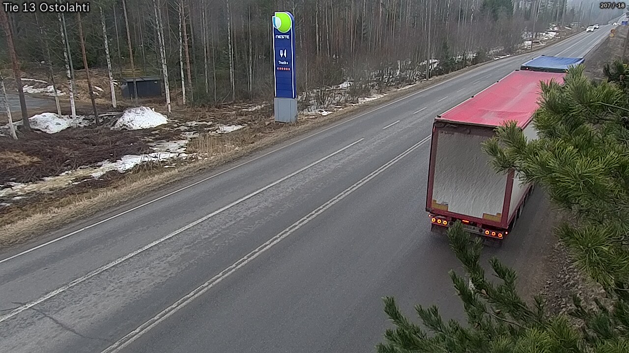 Weather Camera Image Road 13 Ostolahti, Mikkeli, Etelä-Savo