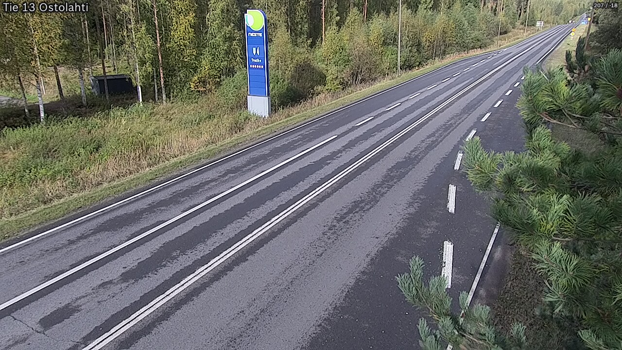 Weather Camera Image Road 13 Ostolahti, Mikkeli, Etelä-Savo