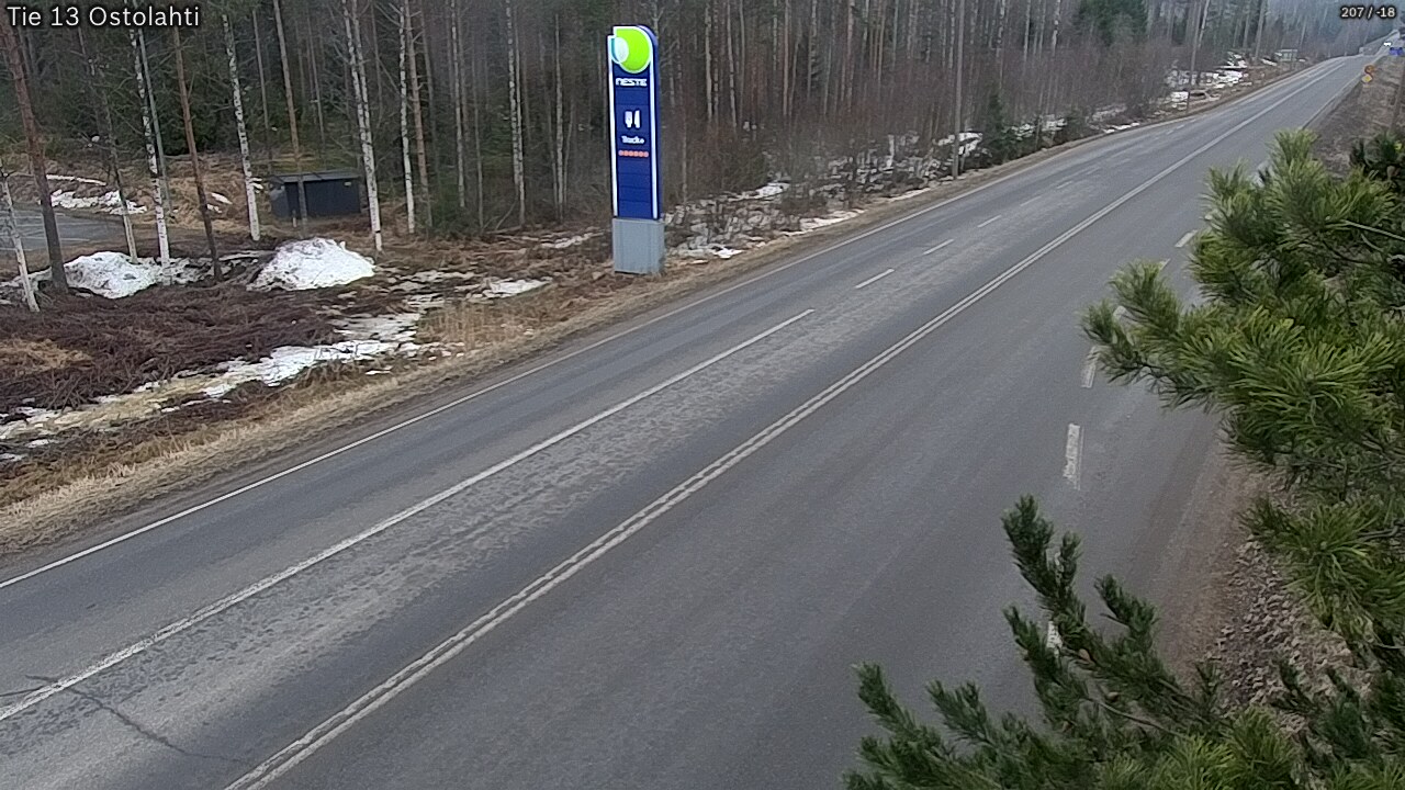 Weather Camera Image Road 13 Ostolahti, Mikkeli, Etelä-Savo