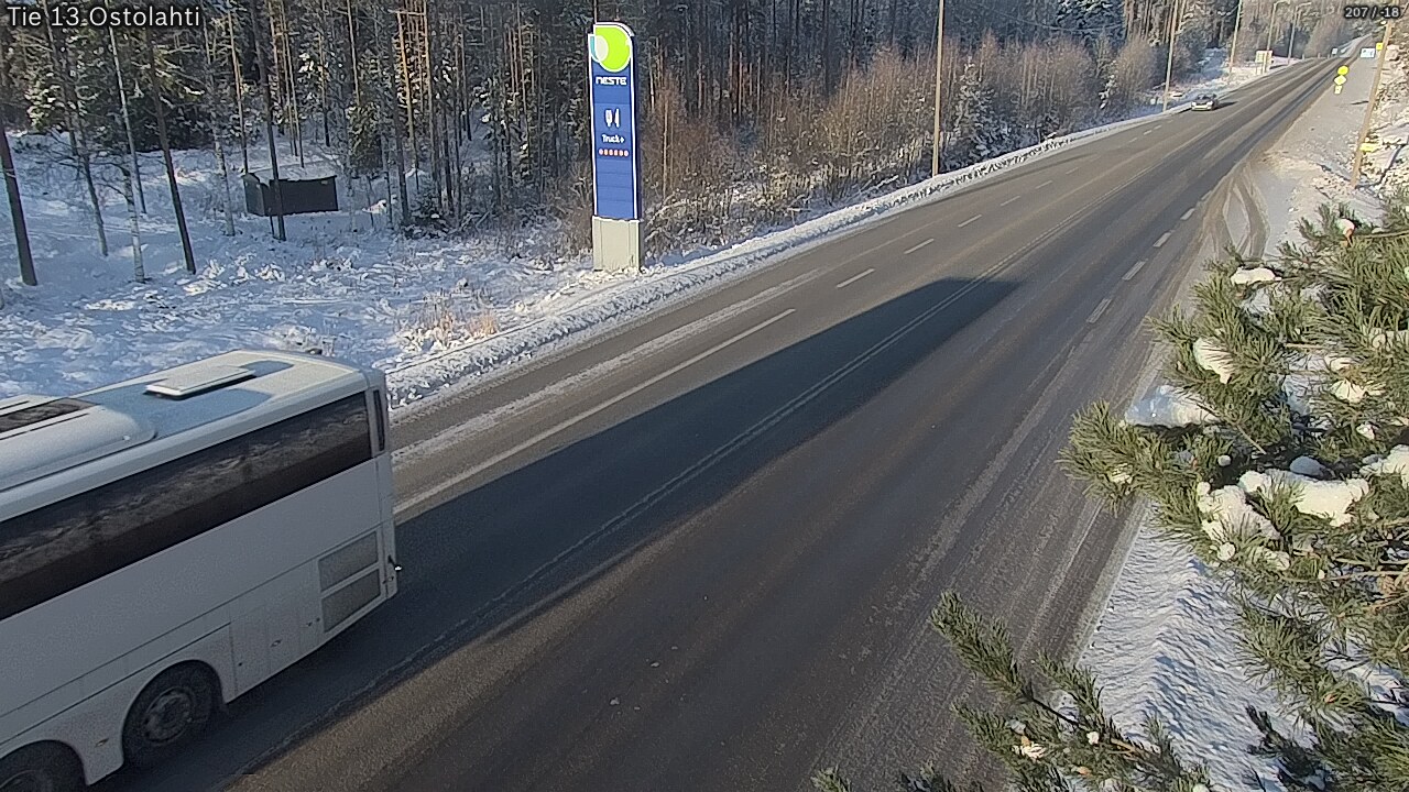 Weather Camera Image Väg 14 Ostolahti, Mikkeli, Etelä-Savo