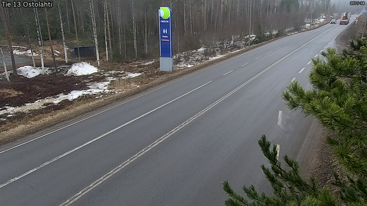 Weather Camera Image Väg 14 Ostolahti, Mikkeli, Etelä-Savo