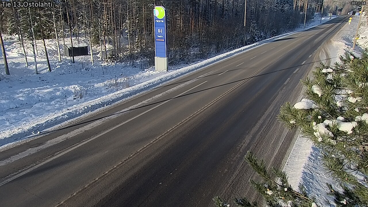 Weather Camera Image Väg 14 Ostolahti, Mikkeli, Etelä-Savo