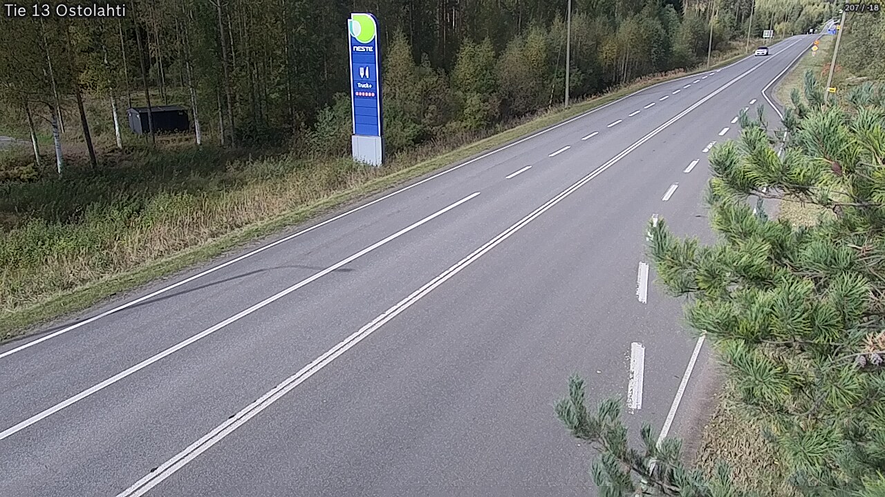 Weather Camera Image Road 13 Ostolahti, Mikkeli, Etelä-Savo