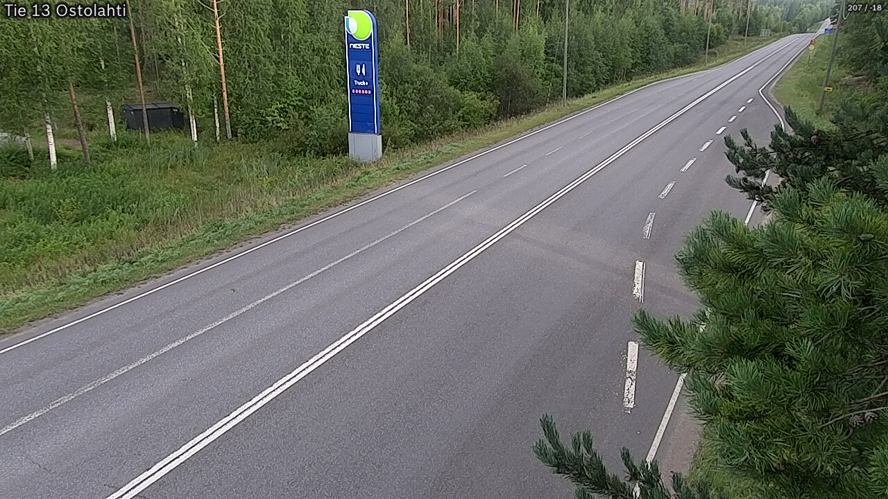 Weather Camera Image Road 13 Ostolahti, Mikkeli, Etelä-Savo