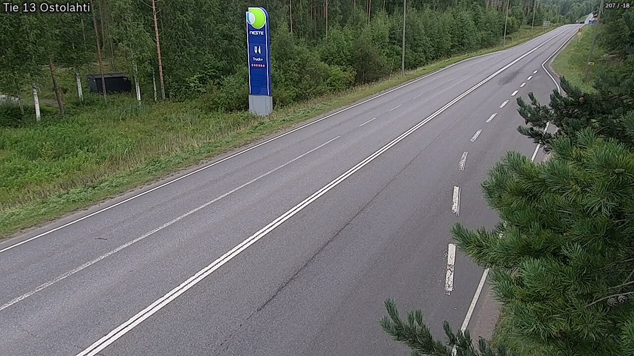 Weather Camera Image Road 13 Ostolahti, Mikkeli, Etelä-Savo