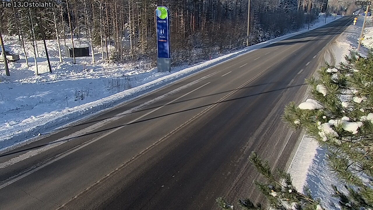 Weather Camera Image Väg 14 Ostolahti, Mikkeli, Etelä-Savo