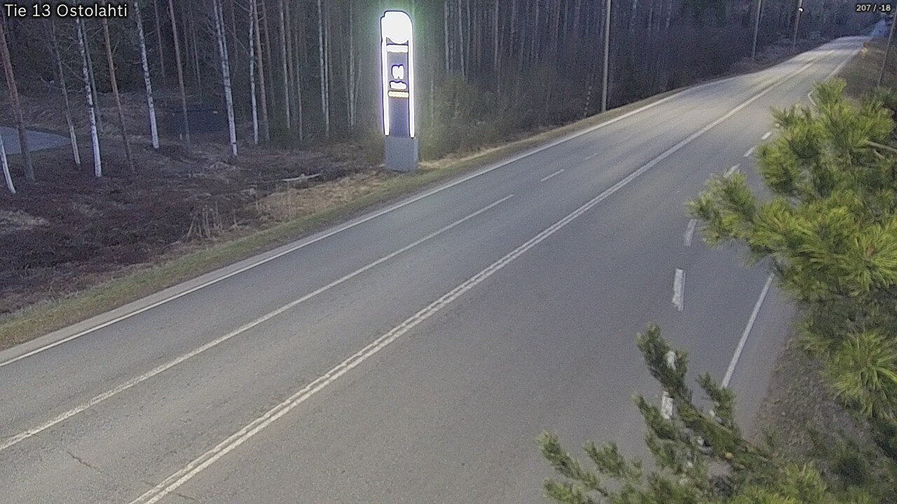 Weather Camera Image Road 13 Ostolahti, Mikkeli, Etelä-Savo