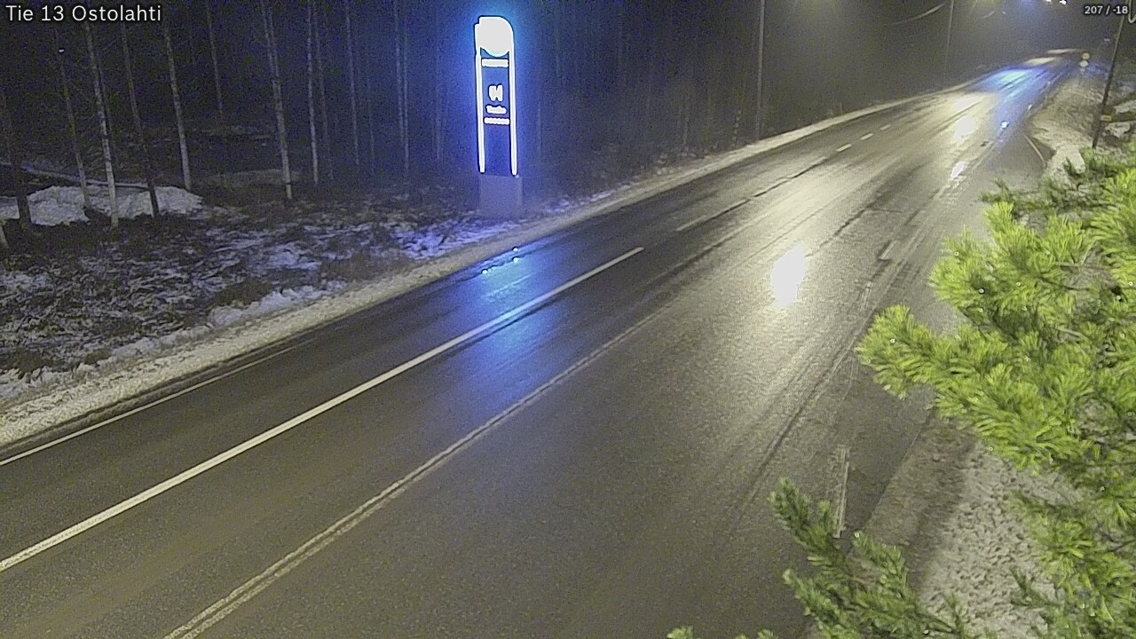 Weather Camera Image Road 13 Ostolahti, Mikkeli, Etelä-Savo