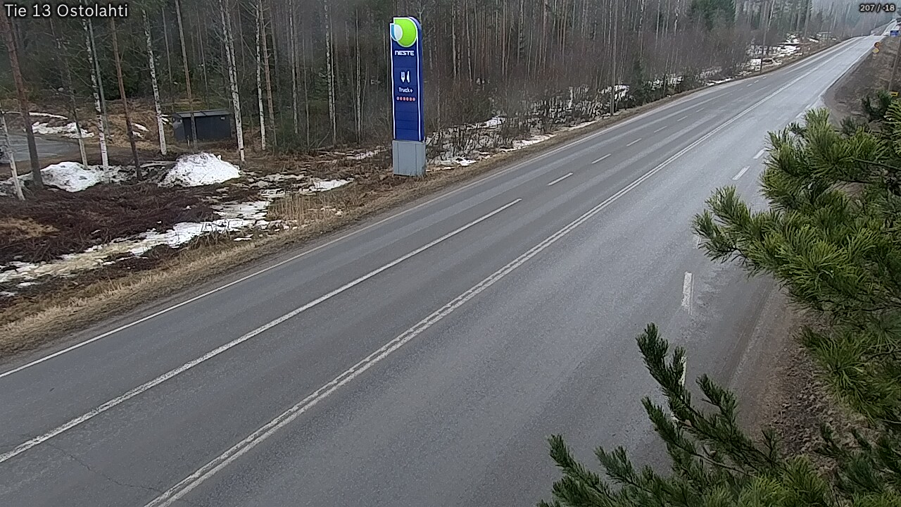 Weather Camera Image Väg 14 Ostolahti, Mikkeli, Etelä-Savo