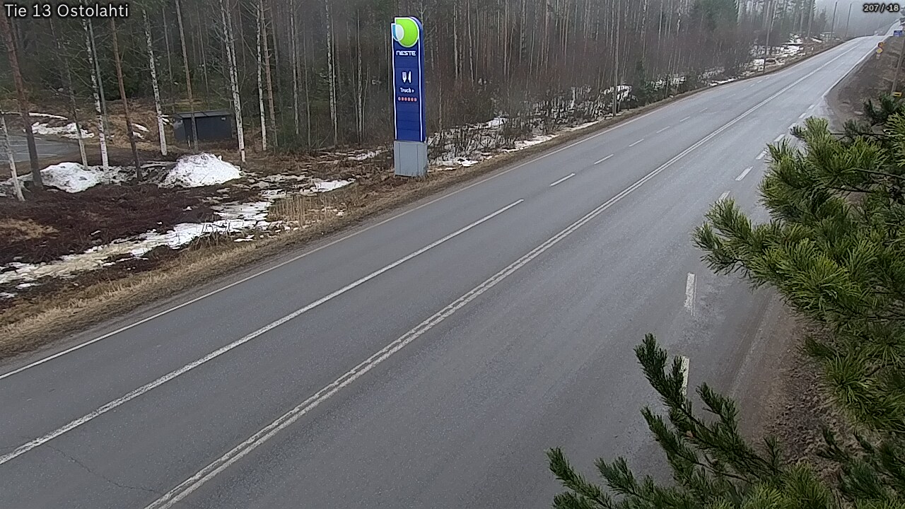 Weather Camera Image Väg 14 Ostolahti, Mikkeli, Etelä-Savo