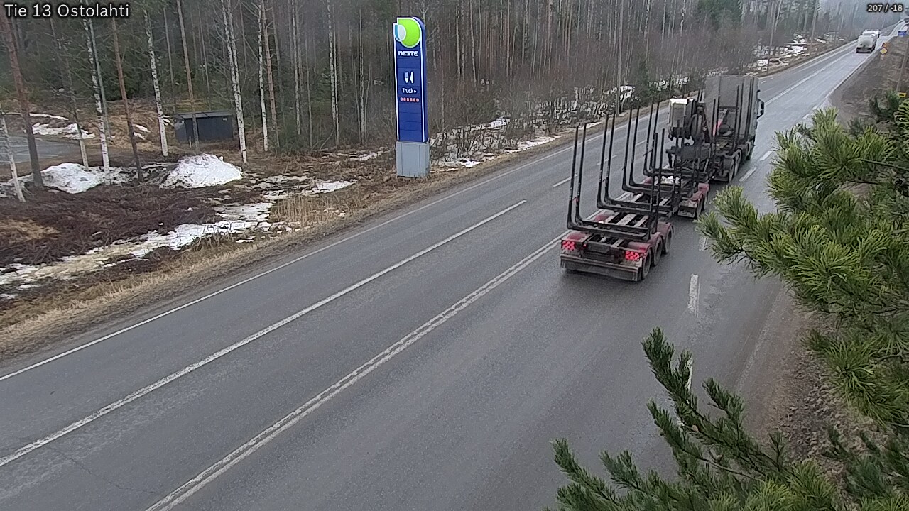 Weather Camera Image Väg 14 Ostolahti, Mikkeli, Etelä-Savo