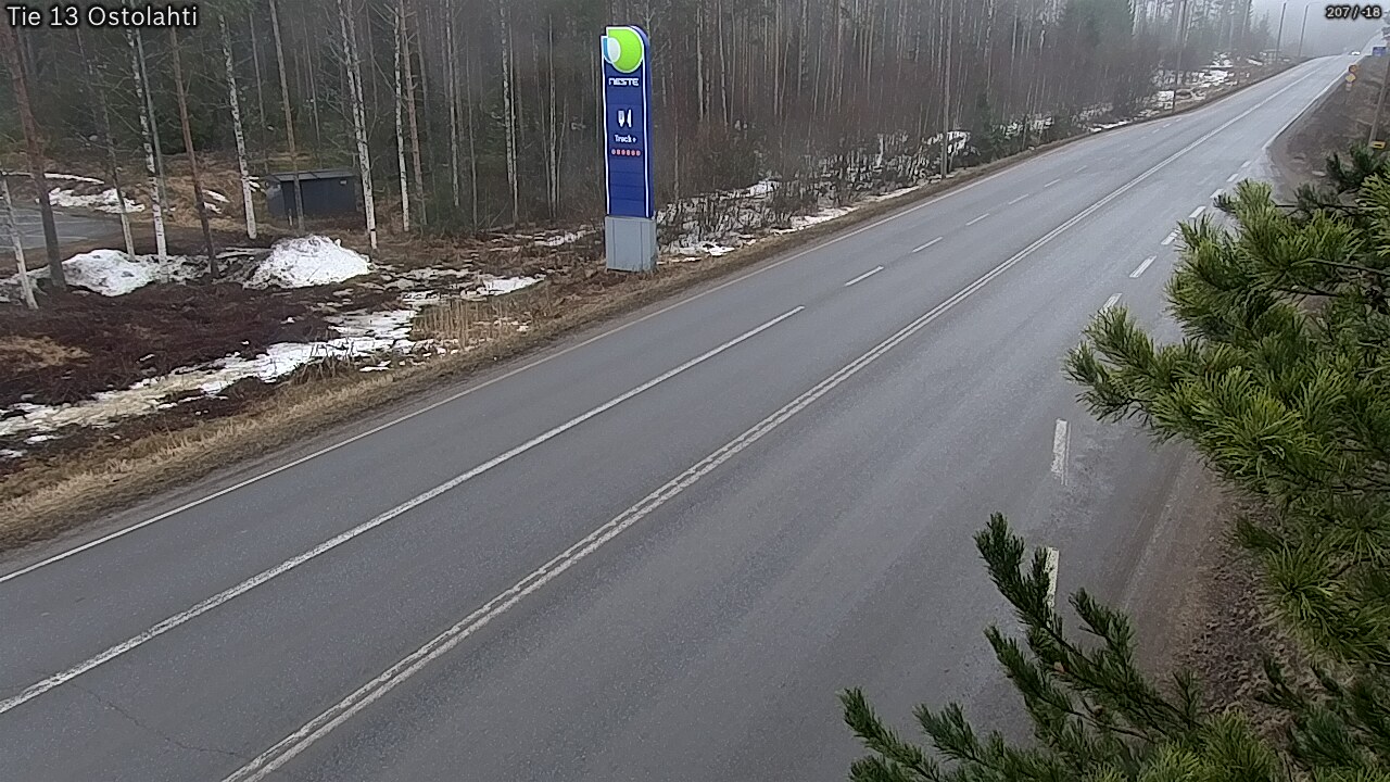 Weather Camera Image Väg 14 Ostolahti, Mikkeli, Etelä-Savo