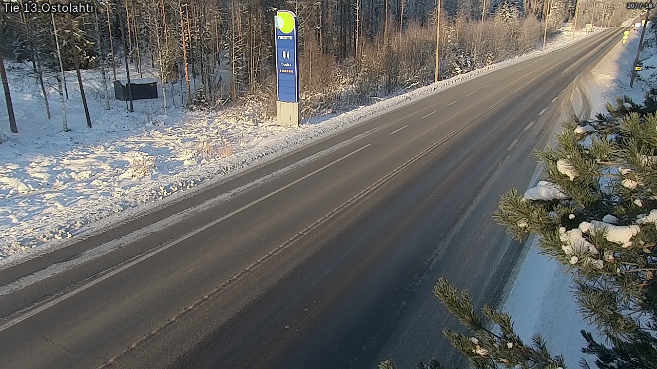 Weather Camera Image Väg 14 Ostolahti, Mikkeli, Etelä-Savo