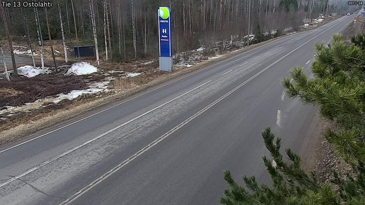 Weather Camera Image Road 13 Ostolahti, Mikkeli, Etelä-Savo