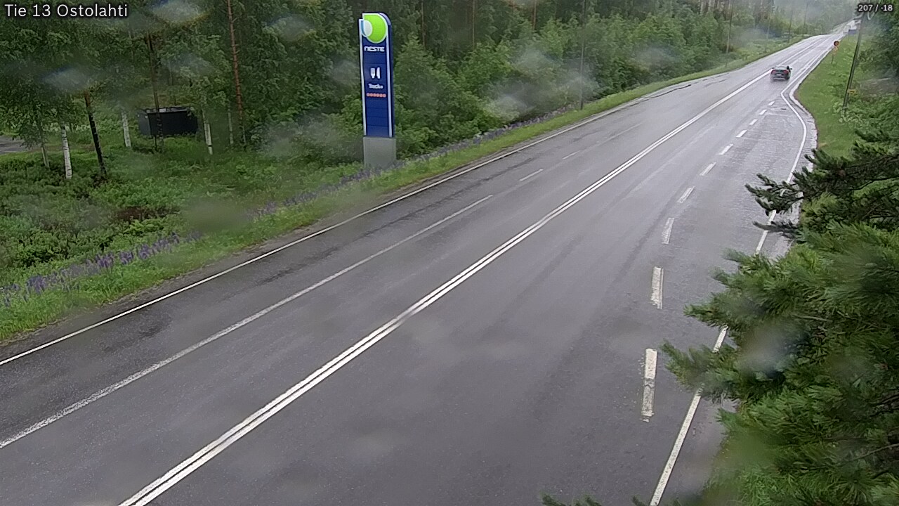 Weather Camera Image Väg 14 Ostolahti, Mikkeli, Etelä-Savo