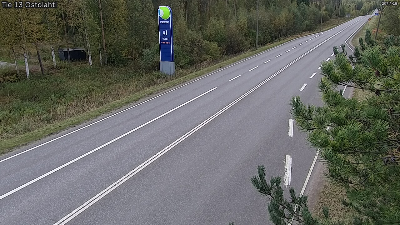 Weather Camera Image Road 13 Ostolahti, Mikkeli, Etelä-Savo