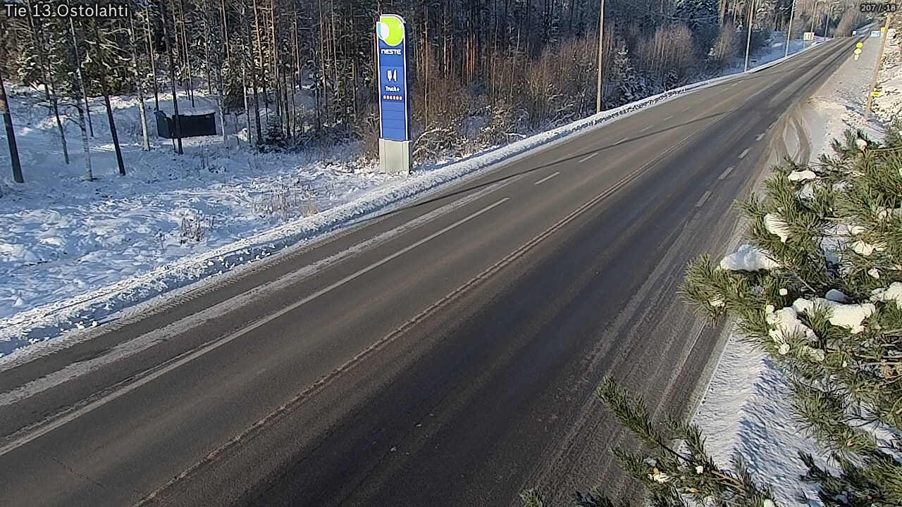 Weather Camera Image Väg 14 Ostolahti, Mikkeli, Etelä-Savo