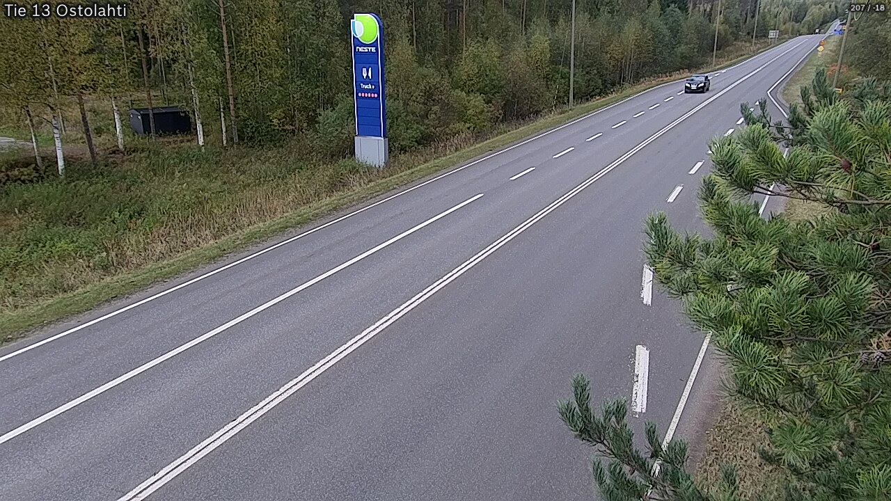 Weather Camera Image Road 13 Ostolahti, Mikkeli, Etelä-Savo