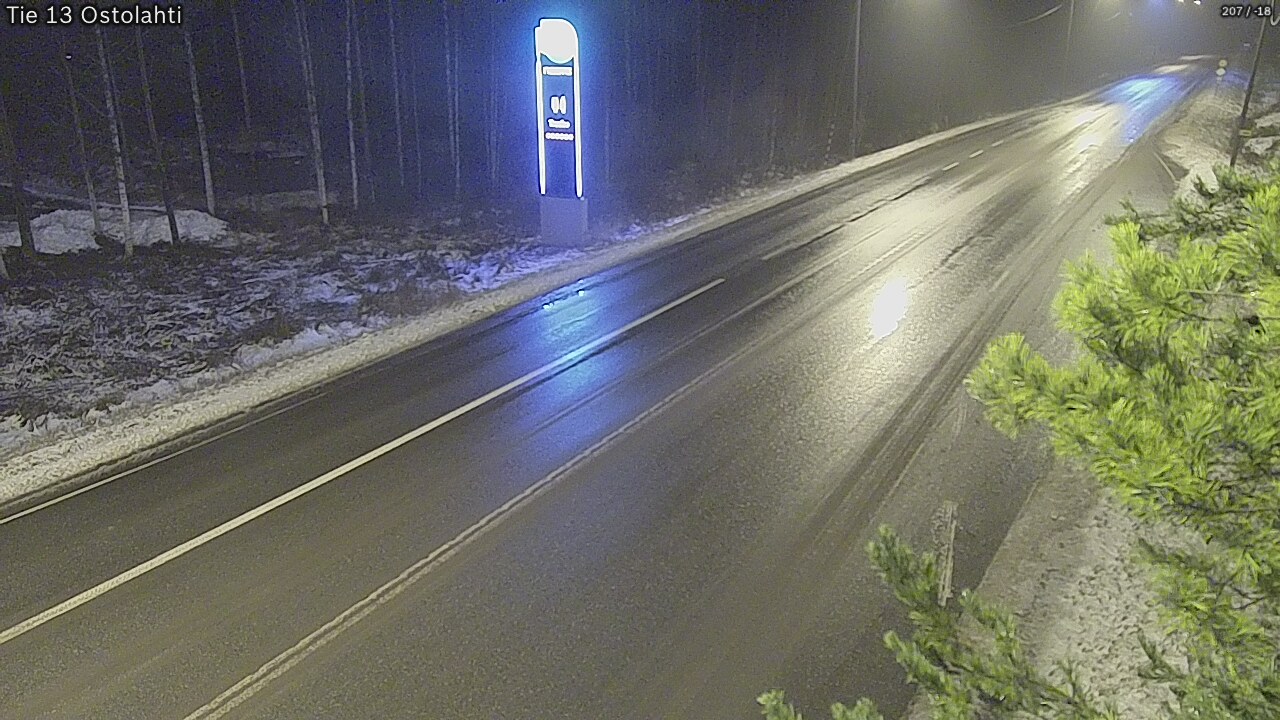 Weather Camera Image Road 13 Ostolahti, Mikkeli, Etelä-Savo