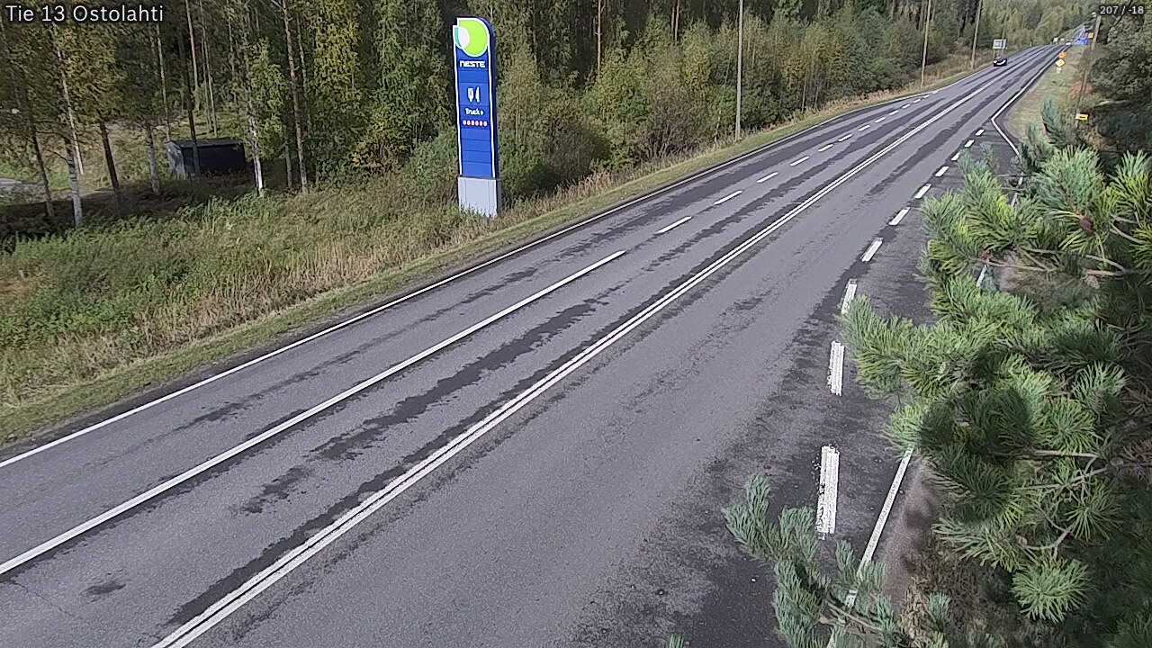 Weather Camera Image Road 13 Ostolahti, Mikkeli, Etelä-Savo