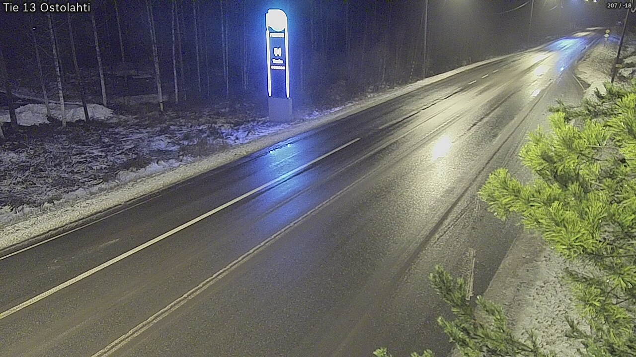 Weather Camera Image Road 13 Ostolahti, Mikkeli, Etelä-Savo