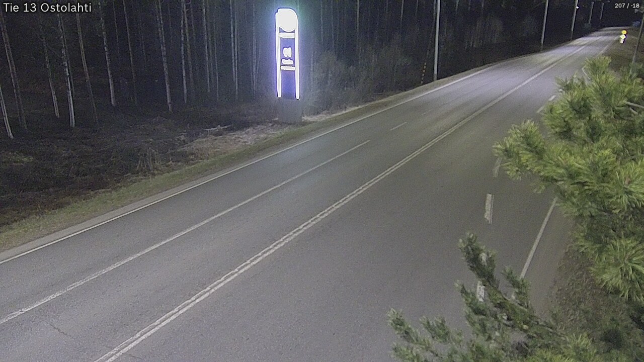 Weather Camera Image Väg 14 Ostolahti, Mikkeli, Etelä-Savo