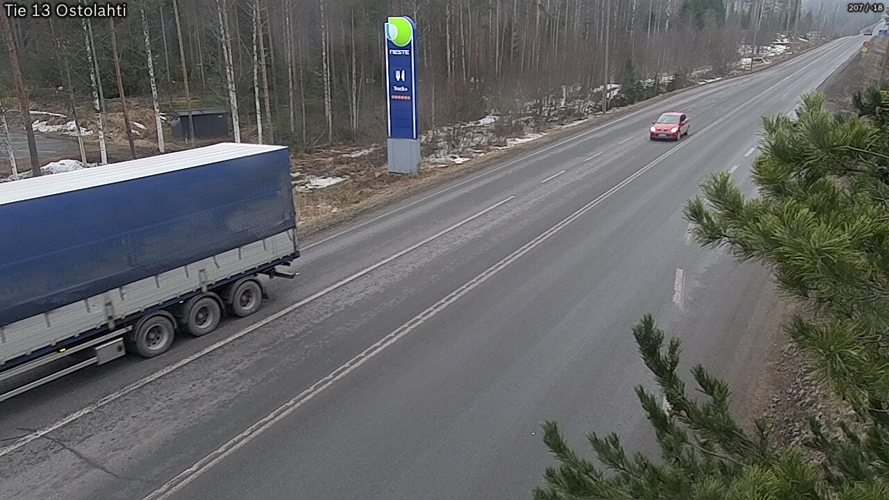 Weather Camera Image Road 13 Ostolahti, Mikkeli, Etelä-Savo