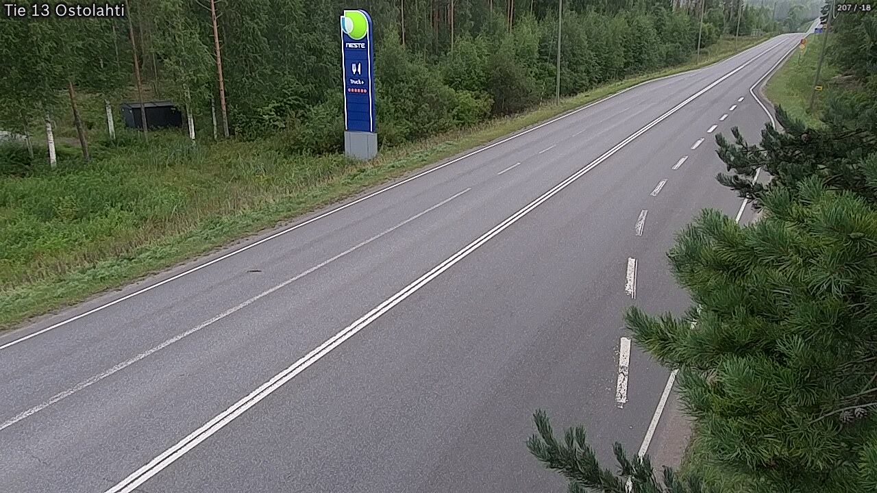 Weather Camera Image Väg 14 Ostolahti, Mikkeli, Etelä-Savo