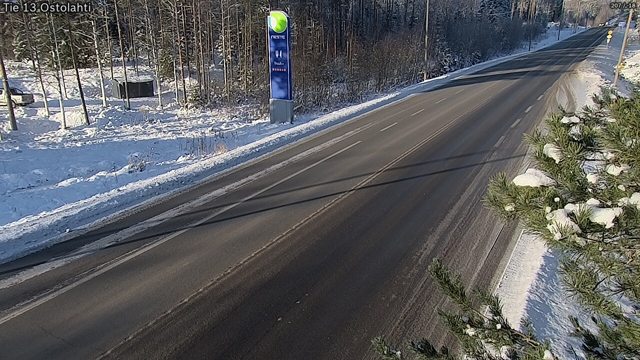 Weather Camera Image Väg 14 Ostolahti, Mikkeli, Etelä-Savo