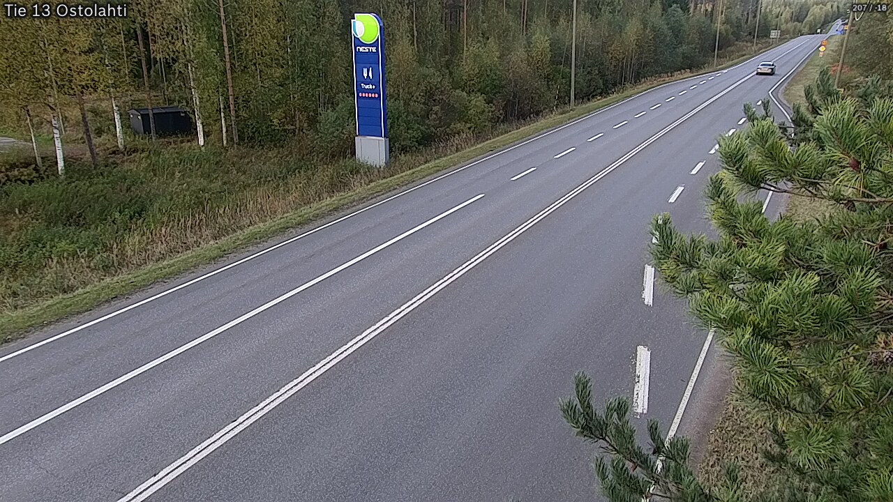 Weather Camera Image Road 13 Ostolahti, Mikkeli, Etelä-Savo