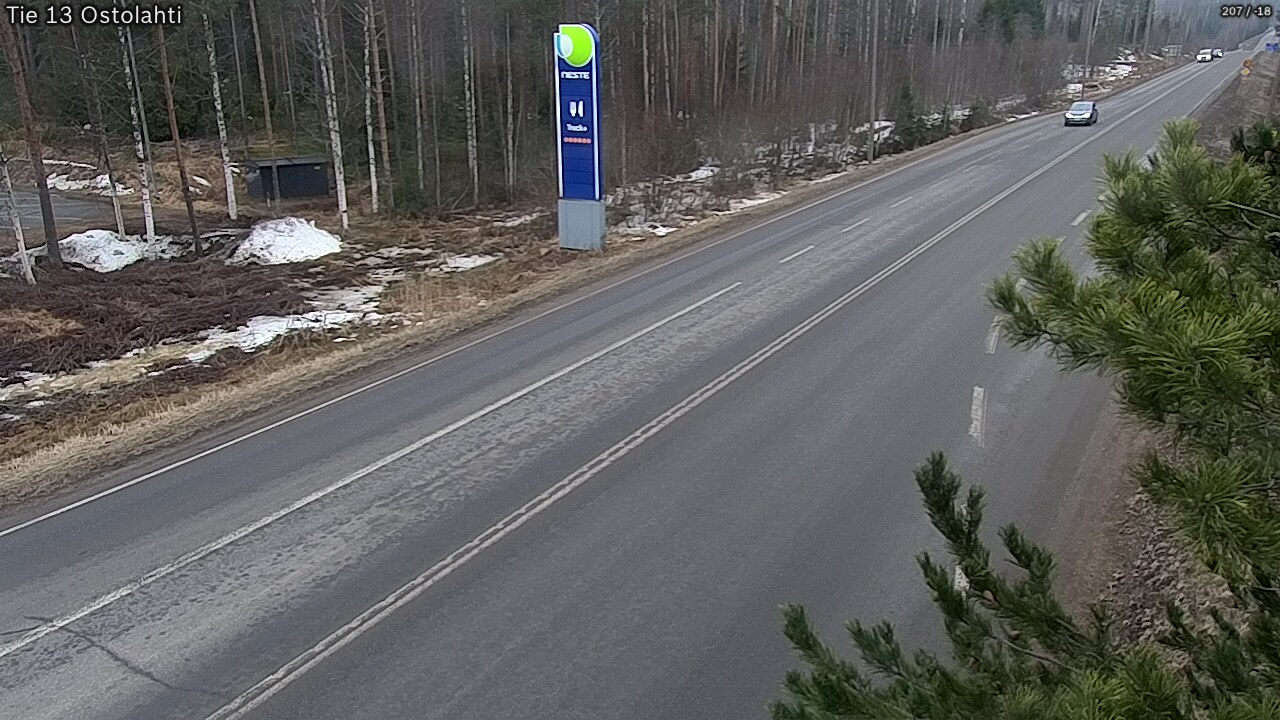 Weather Camera Image Road 13 Ostolahti, Mikkeli, Etelä-Savo