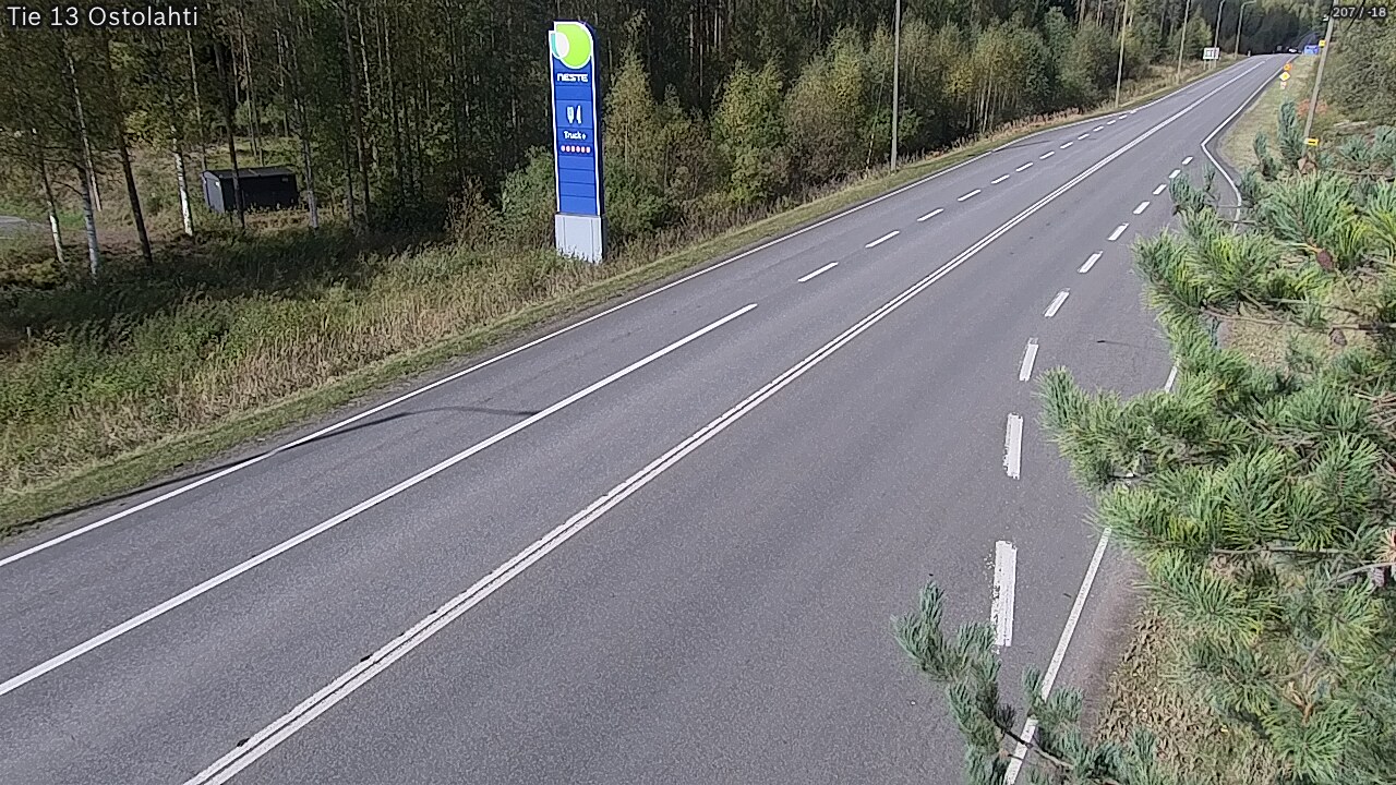 Weather Camera Image Road 13 Ostolahti, Mikkeli, Etelä-Savo