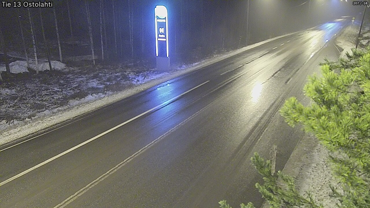 Weather Camera Image Road 13 Ostolahti, Mikkeli, Etelä-Savo