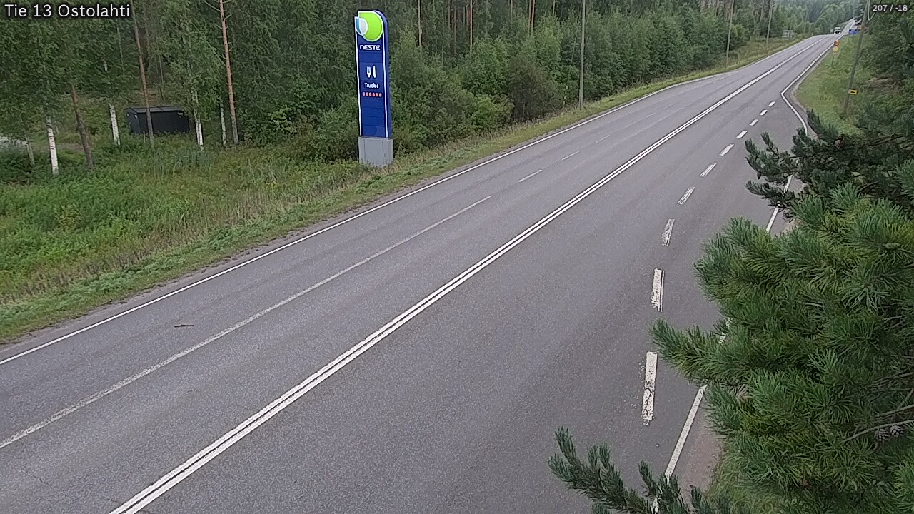 Weather Camera Image Road 13 Ostolahti, Mikkeli, Etelä-Savo