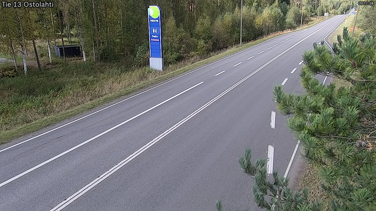 Weather Camera Image Road 13 Ostolahti, Mikkeli, Etelä-Savo