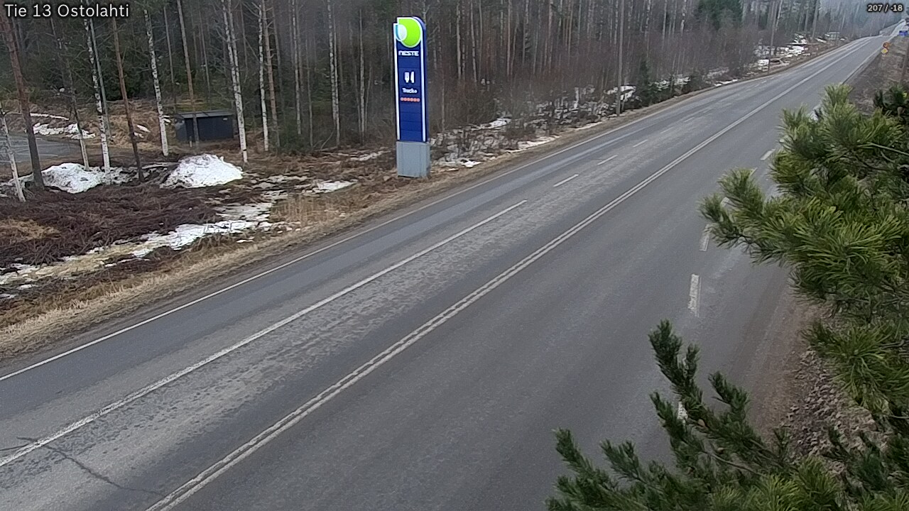 Weather Camera Image Road 13 Ostolahti, Mikkeli, Etelä-Savo