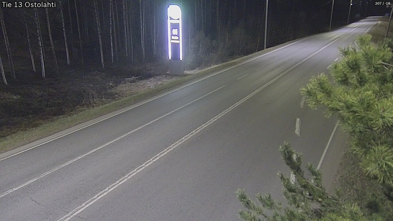 Weather Camera Image Väg 14 Ostolahti, Mikkeli, Etelä-Savo