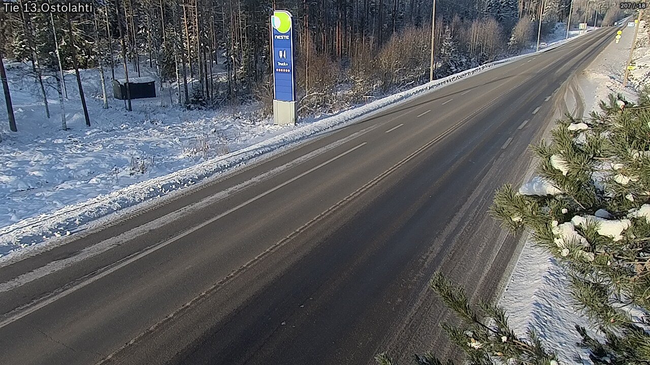 Weather Camera Image Väg 14 Ostolahti, Mikkeli, Etelä-Savo