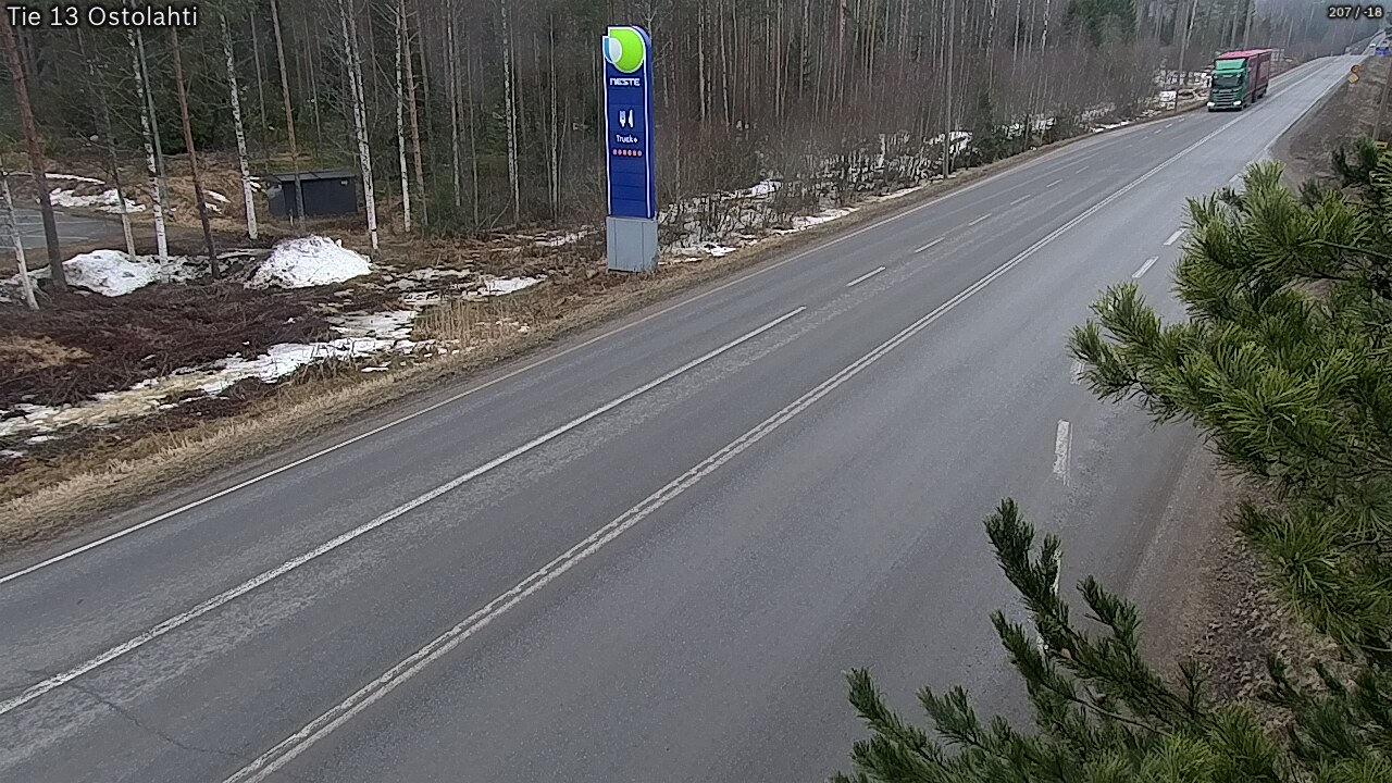 Weather Camera Image Väg 14 Ostolahti, Mikkeli, Etelä-Savo