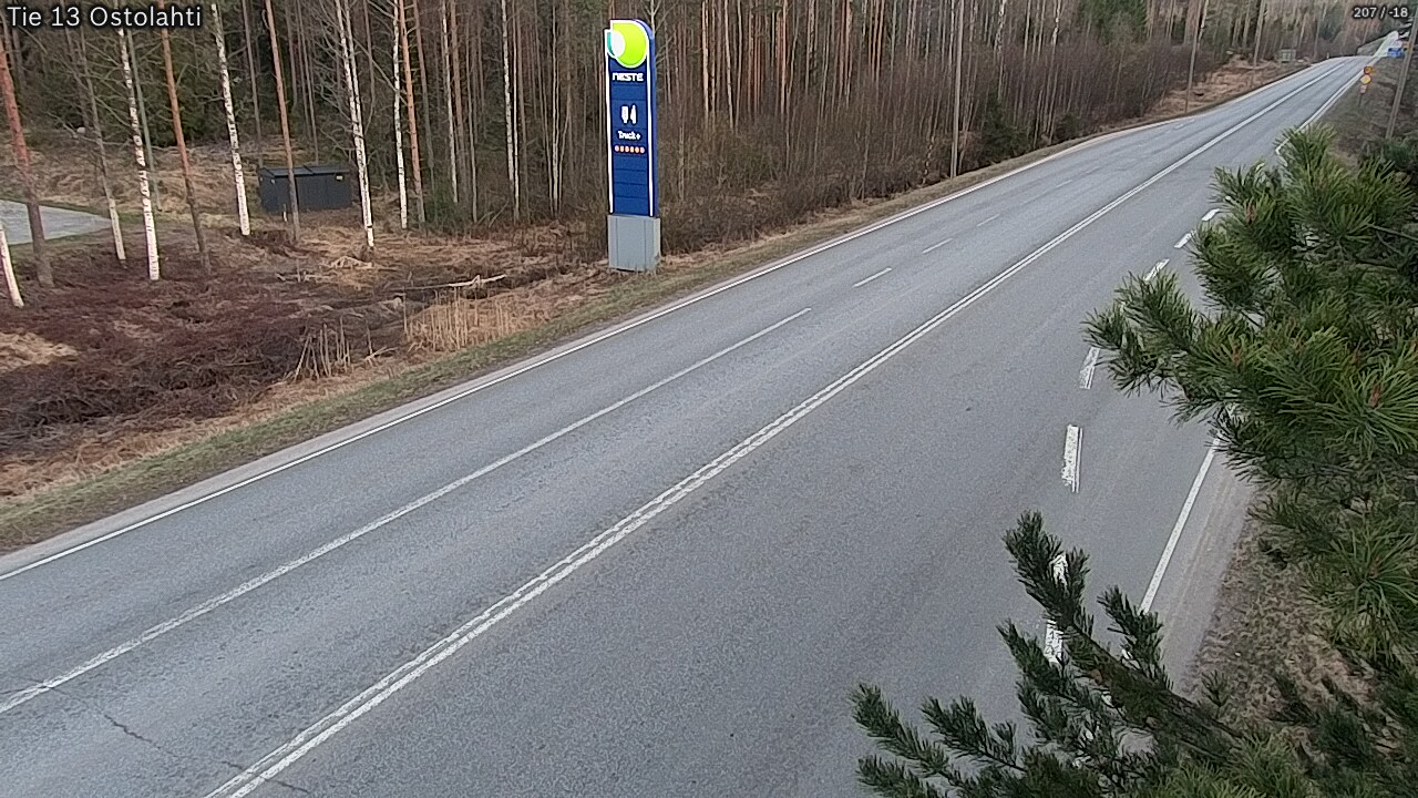 Weather Camera Image Road 13 Ostolahti, Mikkeli, Etelä-Savo