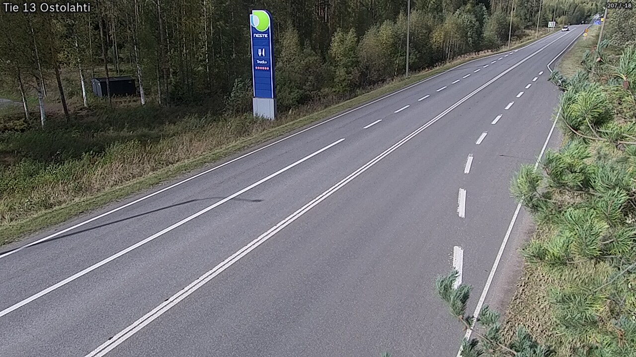 Weather Camera Image Road 13 Ostolahti, Mikkeli, Etelä-Savo