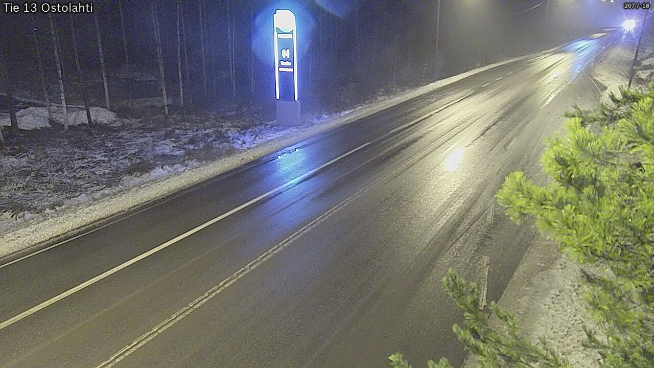Weather Camera Image Road 13 Ostolahti, Mikkeli, Etelä-Savo