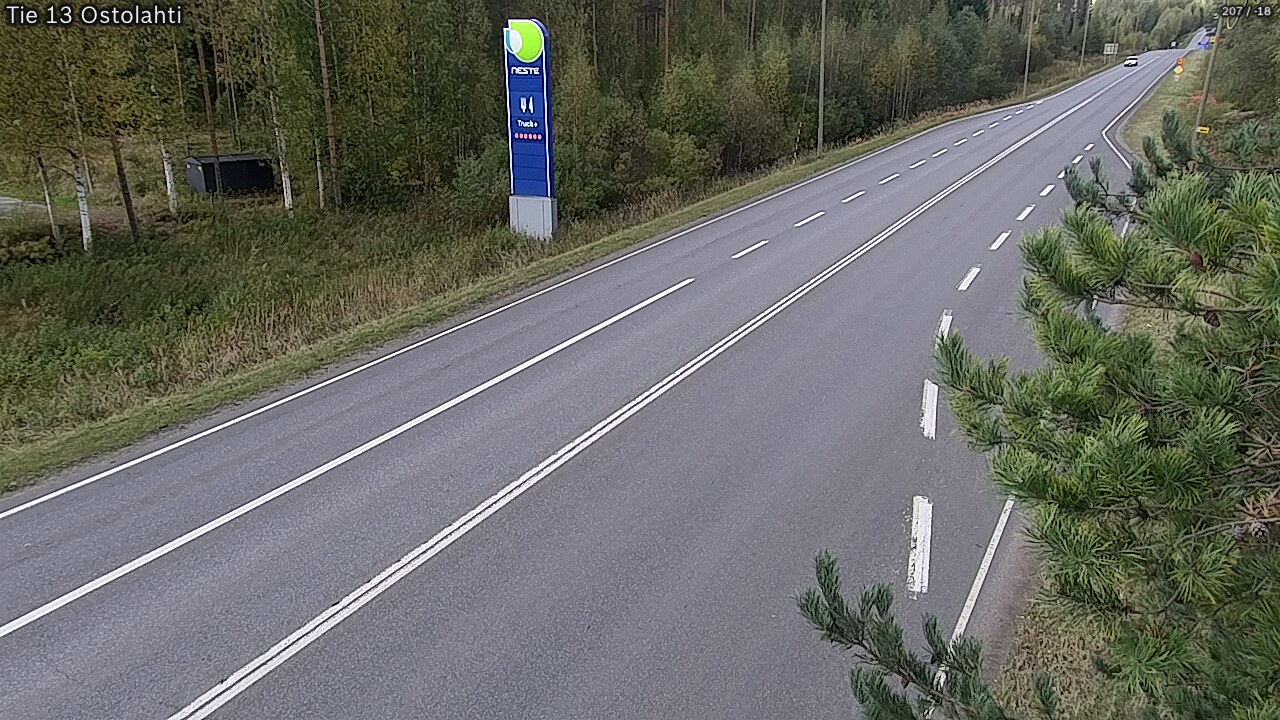 Weather Camera Image Road 13 Ostolahti, Mikkeli, Etelä-Savo
