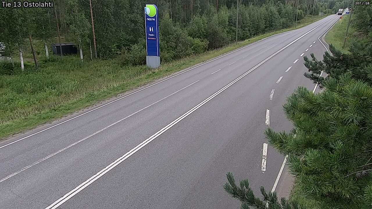 Weather Camera Image Road 13 Ostolahti, Mikkeli, Etelä-Savo