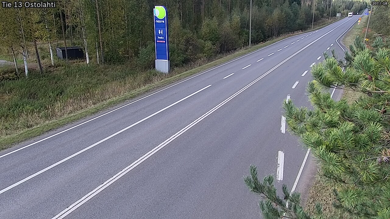 Weather Camera Image Road 13 Ostolahti, Mikkeli, Etelä-Savo