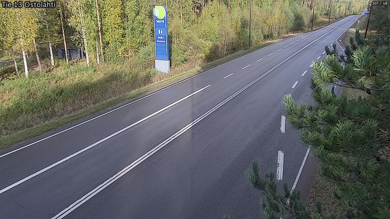 Weather Camera Image Road 13 Ostolahti, Mikkeli, Etelä-Savo